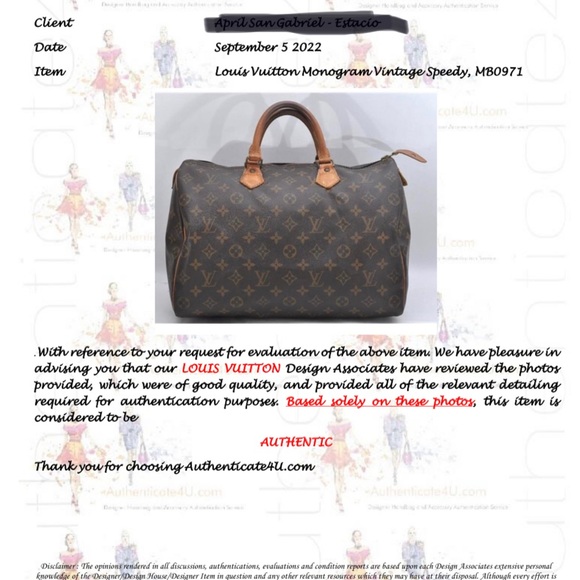 💯% Authentic Vintage Speedy 35 w/ Authenticity Cert 💕 - Picture 15 of 15